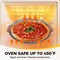 Bakeware Sets, Baking Pans Set, Nonstick Oven Pan for Kitchen with Wider Grips, 10 Pieces Including Rack, Cookie Sheet, Cake Pans, Loaf Pan, Muffin Pan, Pizza Pan - Grey